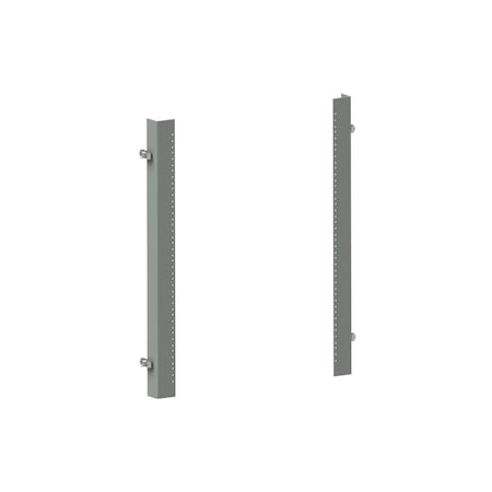 Wiegmann Rack Angles, 48 in. H x 7 in. W x 7 in. L, Carbon Steel WC14R